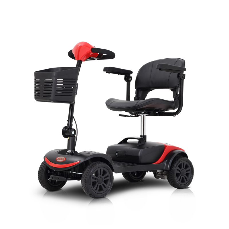 S1 Lite Rehabilitation Therapy Supplies Foldbar Lightweight Travel Electric Mobility Handicapped Scooter